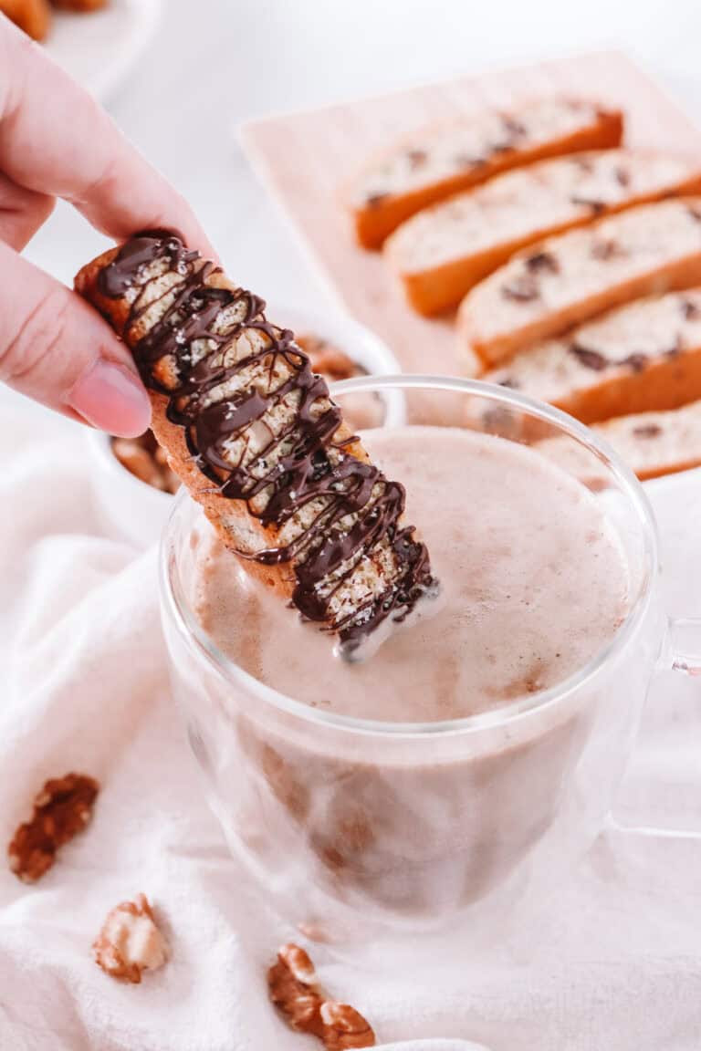 Chocolate Sea Salt Biscotti