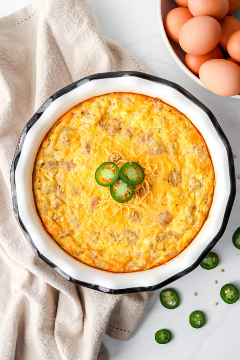 Jalapeño Cheddar Frittata