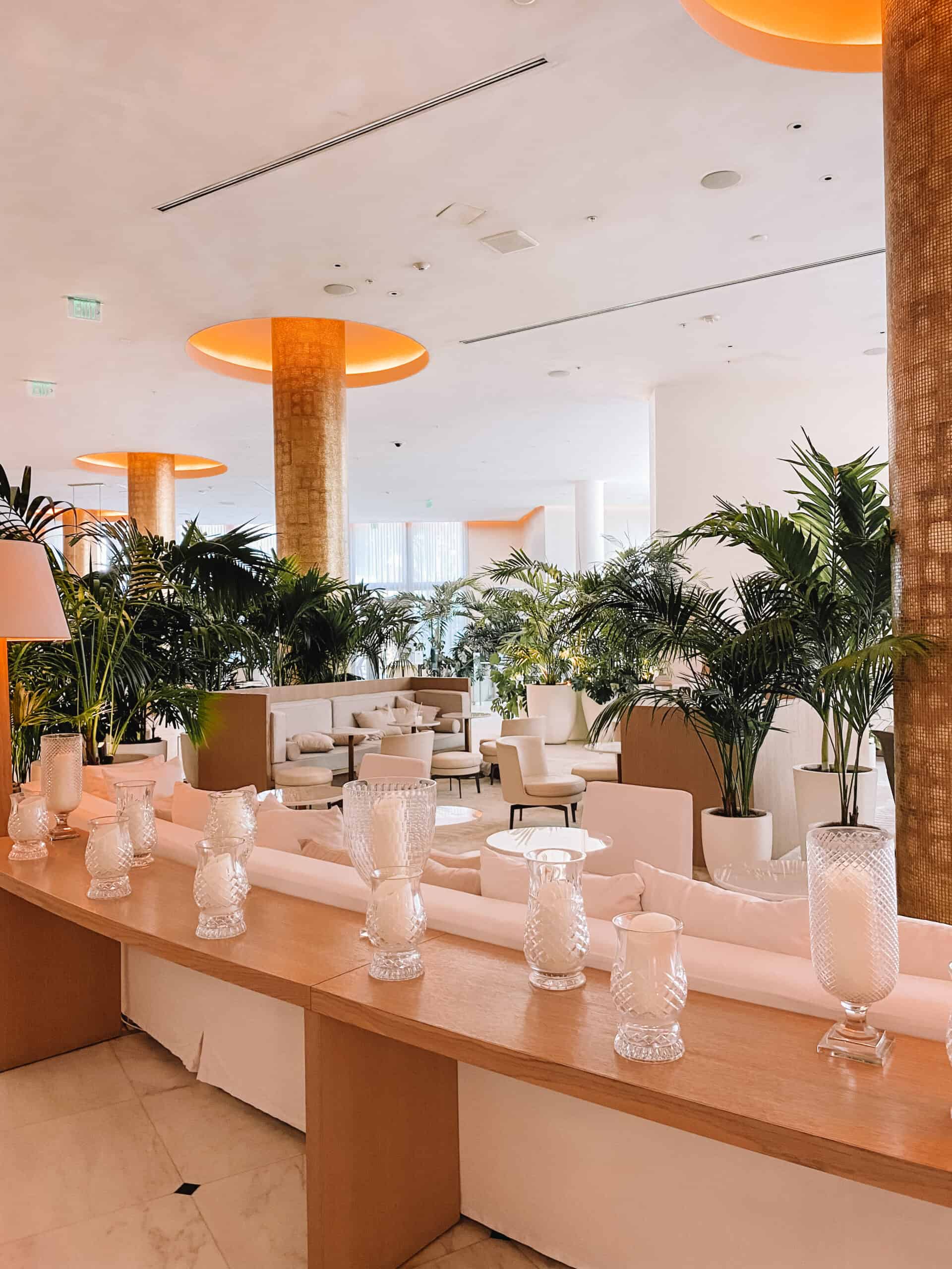 The EDITION Hotel Miami Beach lobby