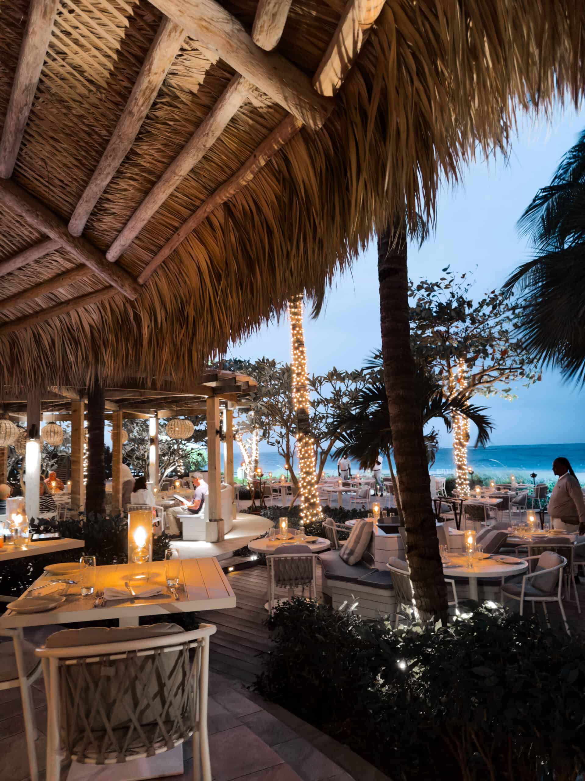 outdoor beach restaurant