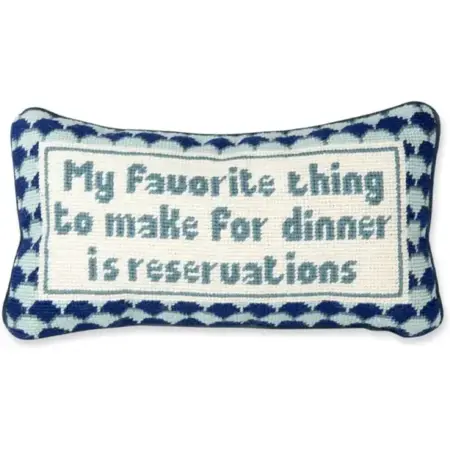 Needlepoint Throw Pillow