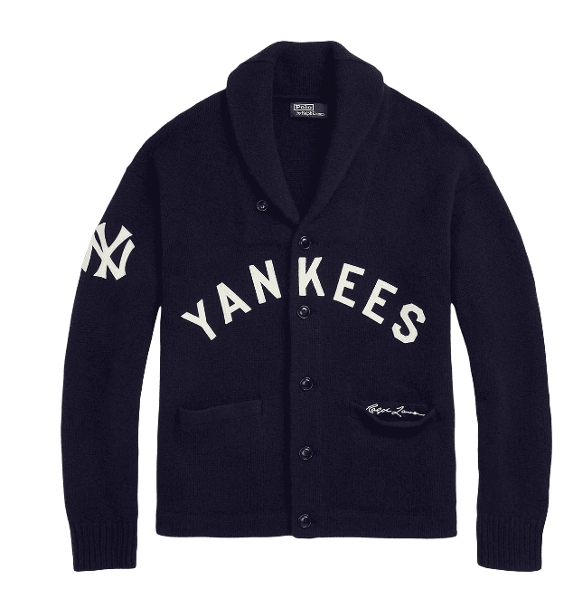 holiday gifts for him, gift ideas for sports fan, yankees gift, ralph lauren gifts