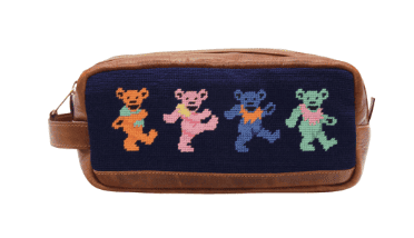 holiday gift guide for him, grateful dead toiletry bag